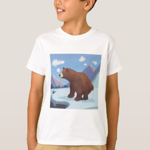 Brunbjörn i bergen t shirt