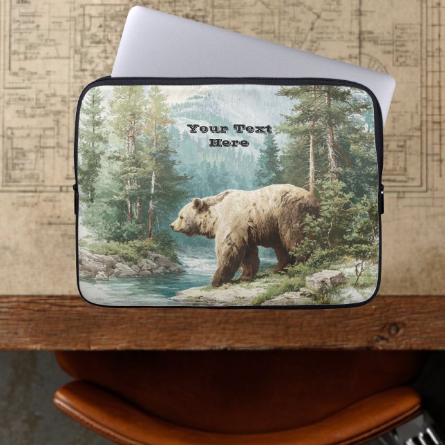 Brunbjörn Laptop Fodral (Brown Bear Collection)