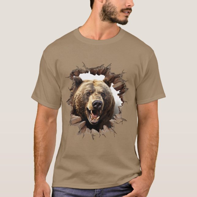 Brunbjörn T Shirt (Framsida)