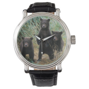 Brunbjörn, Ursus arctos, grizzlybjörn, Ursus 7 2 Armbandsur