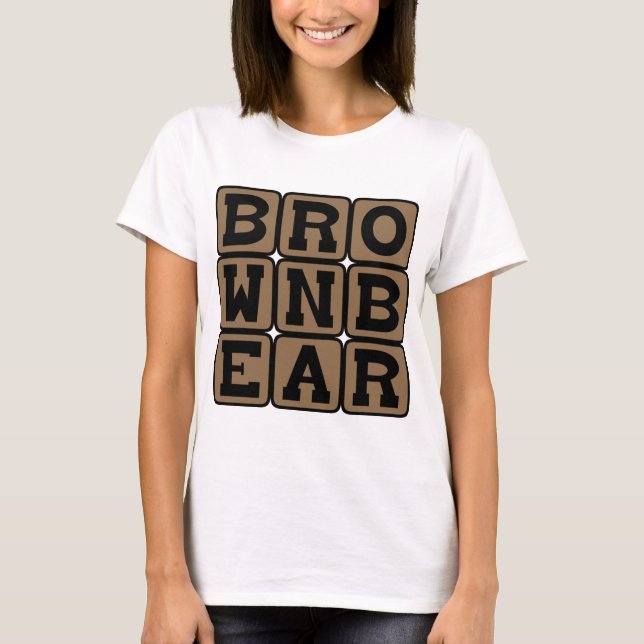 Brunbjörn, Ursus Arctos Tee Shirt (Framsida)