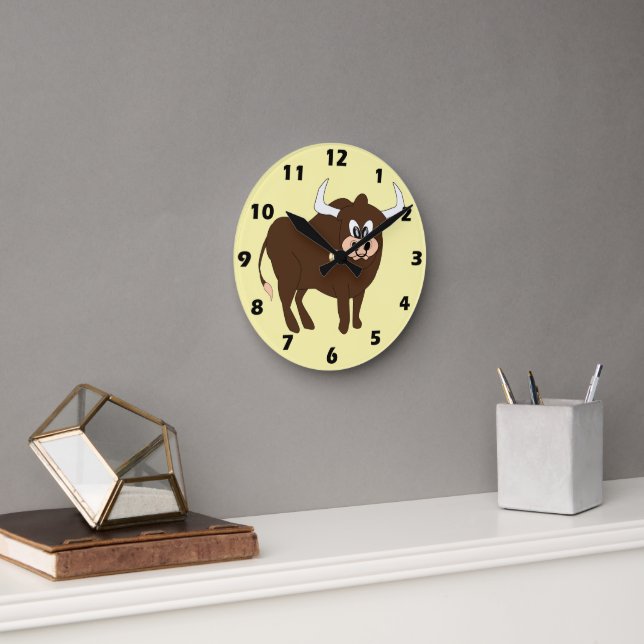 Brunbulldesign Rund Klocka (Kontor)
