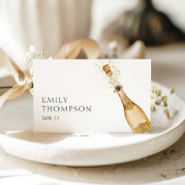 Brunch and Bubbly Bridal Shower Place Cards Bordsnummer