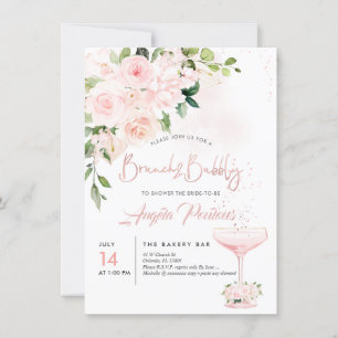 Brunch Bubbly H2 Rosé Anthuriums Rosor Peonior Inbjudningar