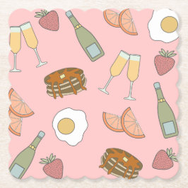 Brunch & Bubbly Pappersunderlägg Underlägg Papper