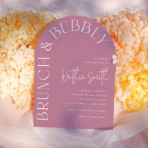 Brunch & Bubly Bold Blommigt Arch-Möhippa