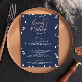 Brunch & Bubly Confetti-Möhippa Meny