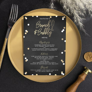 Brunch & Bubly Confetti-Möhippa Meny