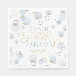 Brunch BubLY och Baby Shower Napkins Pappersservett