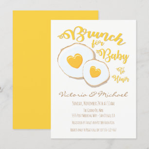 Brunch for Baby Shower-inbjudningar Inbjudningar
