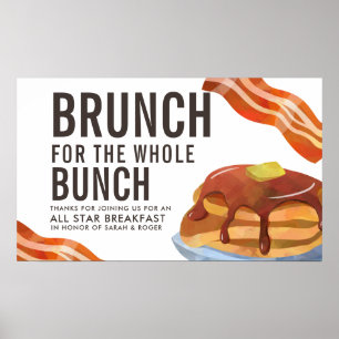 BRUNCH FOR BUNCH   Breakfast Gathering Poster