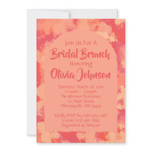 Brunch för Cheery Red Garden Möhippa-inbjudan