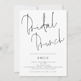 Brunch för informell Möhippa Inbjudningar