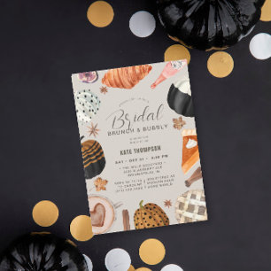 Brunch för Unik Fall Paverkligen Pumpkins Möhippa Inbjudningar