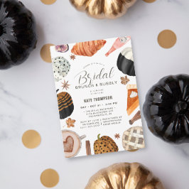 Brunch för Unik Fall Paverkligen Pumpkins Möhippa Inbjudningar