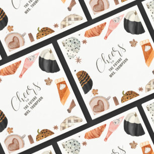 Brunch för Unik Fall Paverkligen Pumpkins Möhippa Pappersservett