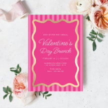 Brunch för Wave Rosa Shock rosa Valentine Day Brun