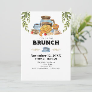 Brunch-inbjudan Inbjudningar