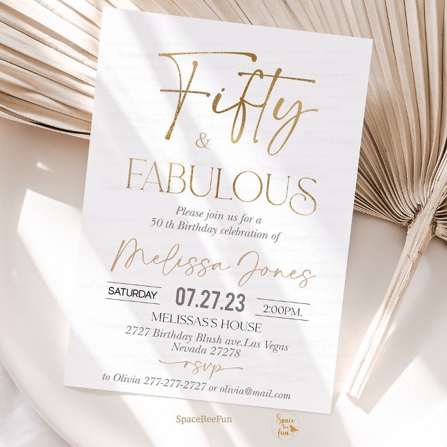Brunch-inbjudan på 50:e födelsedag inbjudningar (50th birthday Invitation,Brunch Invitation,50th birthday invite,for her Adult Birthday,boho party bi)