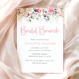 Brunch-inbjudan till Möhippa för  av  Rosa Blommig Inbjudningar