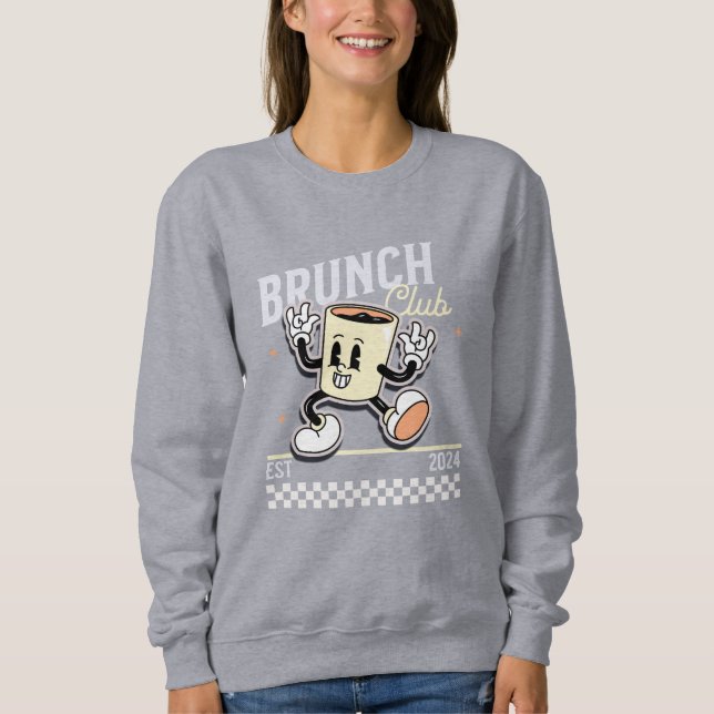 Brunch Klubb Brew Buddy T Shirt (Framsida)