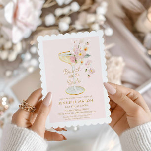 Brunch med Bride Garden-Möhippan Inbjudningar