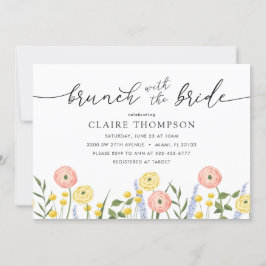 Brunch med inbjudan till Bride Blommigt Shower
