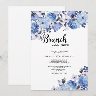 Brunch med Möhippan Bride Guld Greenery Inbjudningar