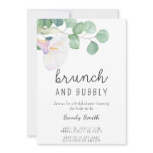 Brunch och bubbel bröllopsfest
