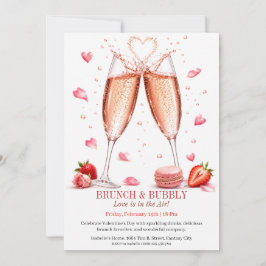 Brunch och bubbel Inbjudan Champagne Brunch