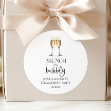 Brunch och Bubbly Förlovningsfest Brunchpresent