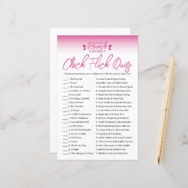 Brunch och Bubly Galentines Chick Flick Quiz