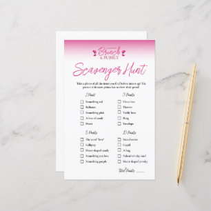 Brunch och Bubly Galentines Scavenger Hunt Game