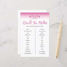 Brunch och Bubly Galentines skulle du spela..