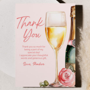 Brunch och BubLY Mimosa Champagne Birthday Brunch Tack Kort