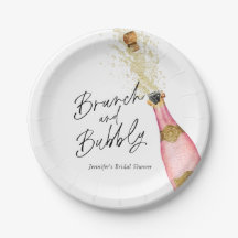 Brunch och Bubly Rosa och Guld Möhippa