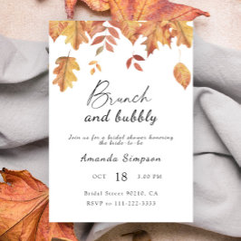 Brunch och möhippa av bubblor inbjudningar