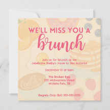 Brunch-Thmet Going Away/Farewell Party