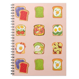 Brunch Toast Anteckningsbok