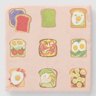 Brunch Toast Stenunderlägg