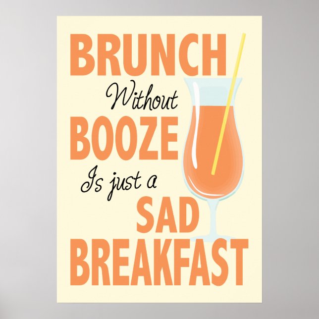 Brunch utan Sprit Brunch Poster (Framsidan)