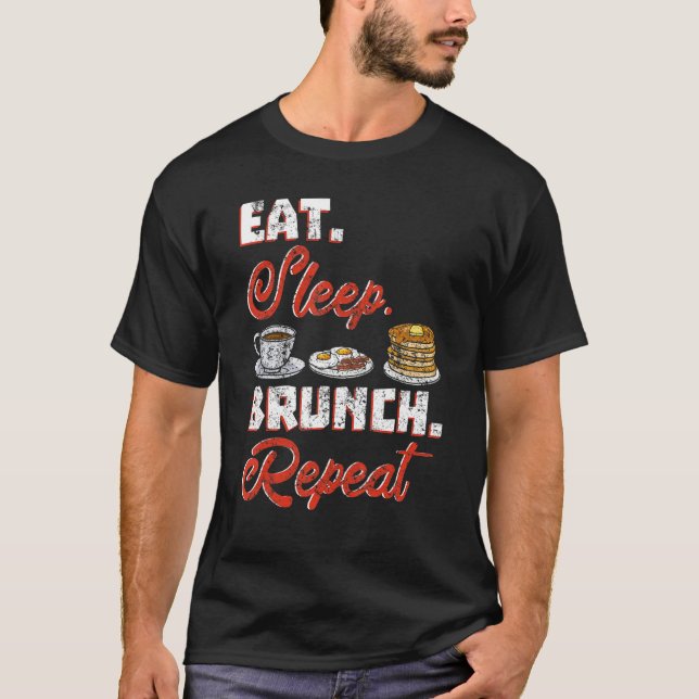 Brunchidéer Matrecept Mimosa Frukost Söndag  T Shirt (Framsida)