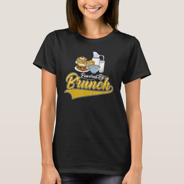 Brunchidéer Matrecept Mimosa Frukost Söndag T Shirt (Framsida)
