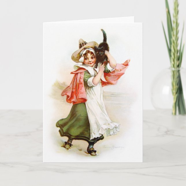 Brundage: Lite Salem häxa Kort (Framsida)