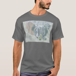 Brundage Resort Trail Karta T Shirt