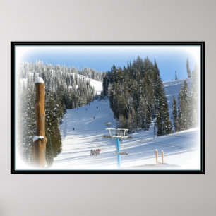 Brundage Ski Resort i McCall Idaho Poster