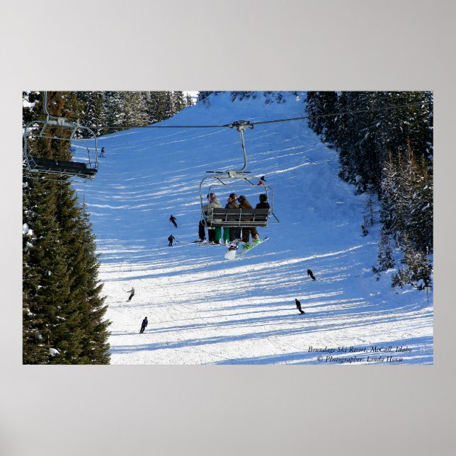 Brundage Ski Resort, McCall, Idaho Poster (Framsidan)