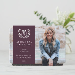 Brundy+Vit Laurel Wandemin Medical Degree Photo Meddelande
