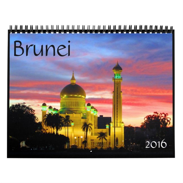 brunei 2016 kalender (Omslag)