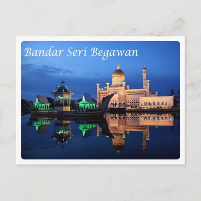 Brunei - Bandar Seri Begawan - Vykort (Framsida)